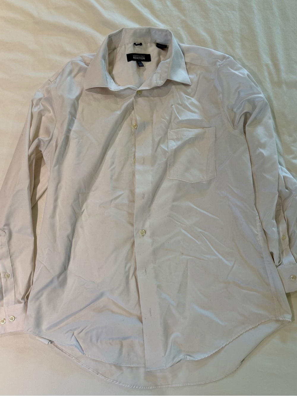 Kenneth Cole Reaction Men's White Dress Shirt